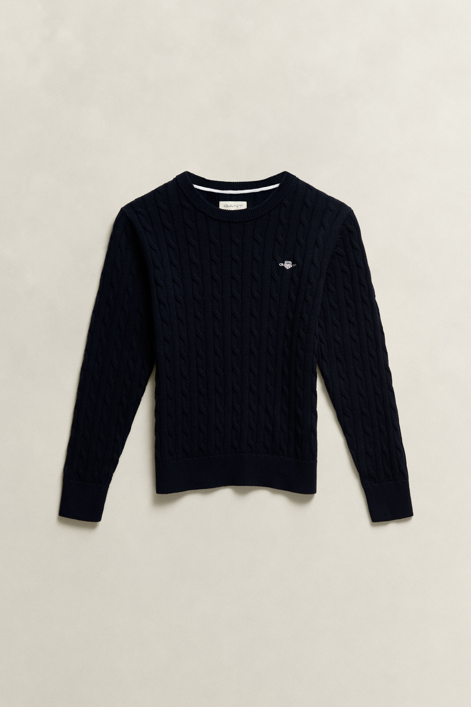Pull en maille torsadée avec écusson Ado Fille