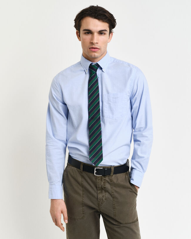 Chemise regular fit en coton Oxford Archive