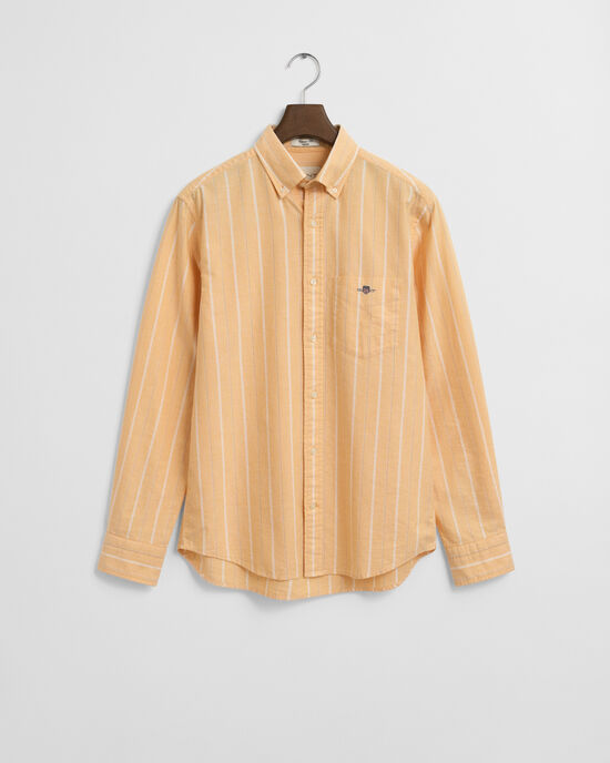 Chemise coupe regular en coton Oxford classique à rayures