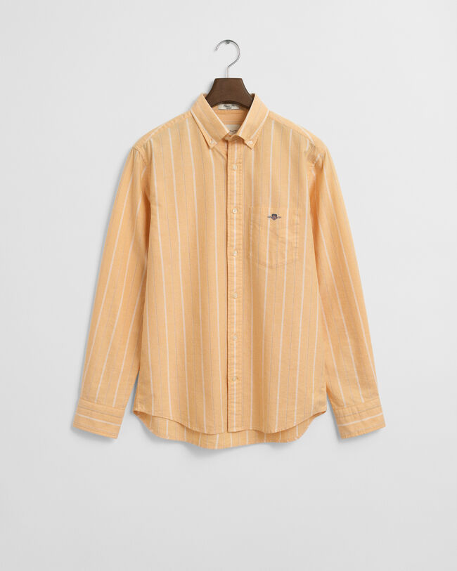 Chemise coupe regular en coton Oxford classique à rayures
