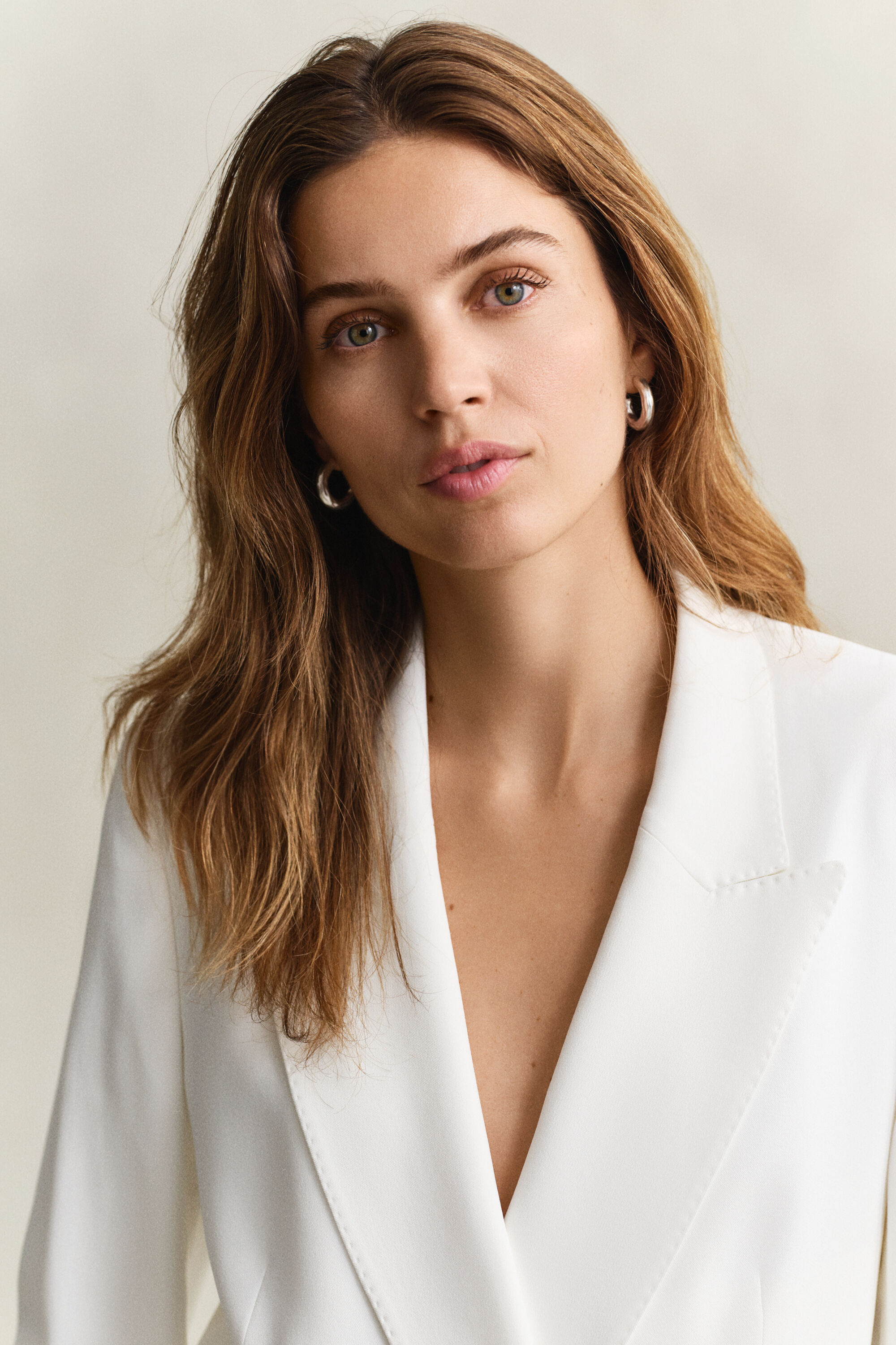 Veste blazer en crêpe