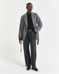 Pull col rond en maille torsadée de cachemire