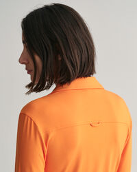 Robe-chemise slim fit en jersey