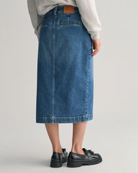Jupe en denim fendue