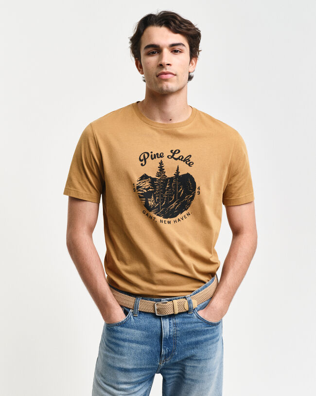 T-shirt avec illustration Outdoor