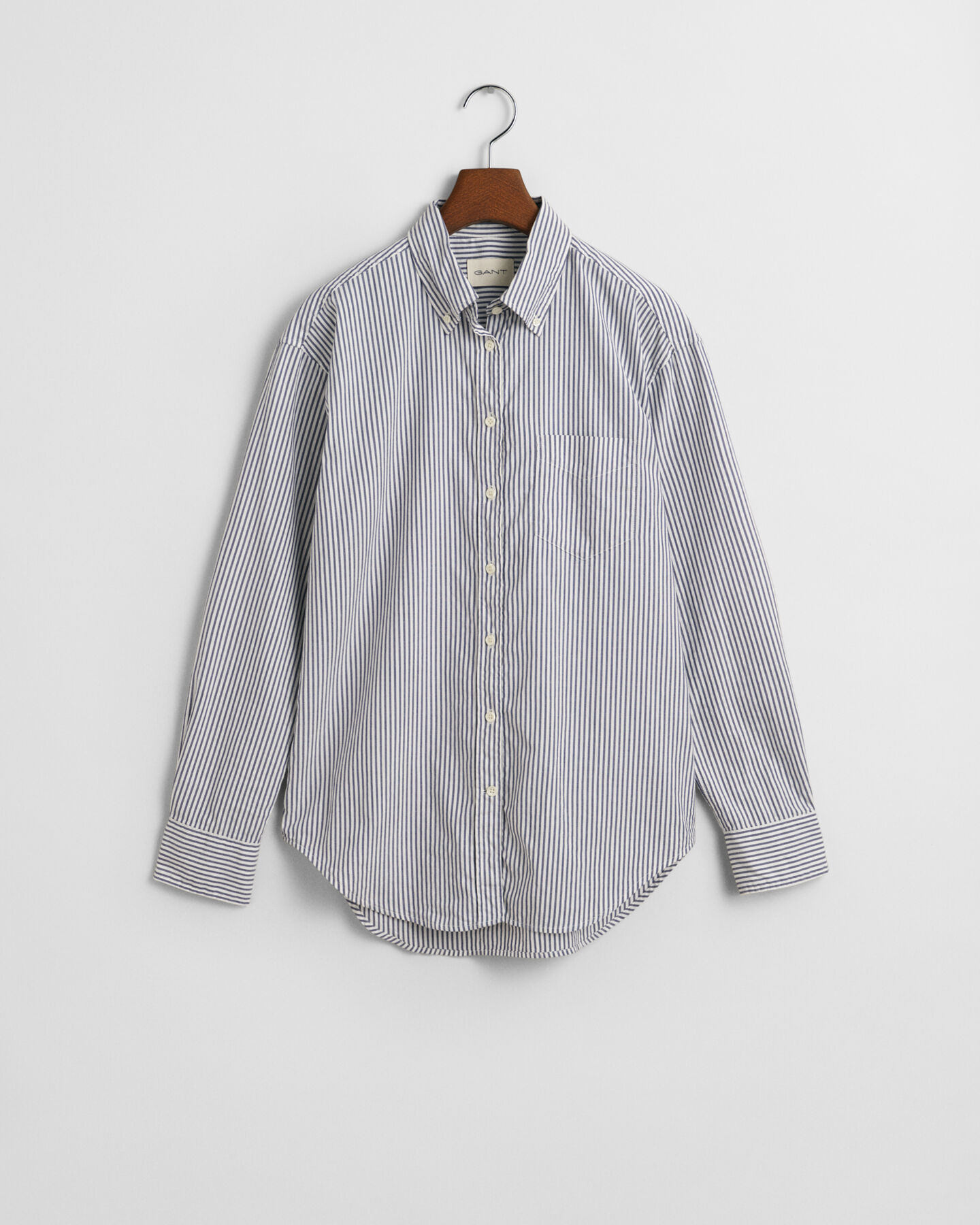 Chemise relaxed fit en coton Oxford Luxury à rayures