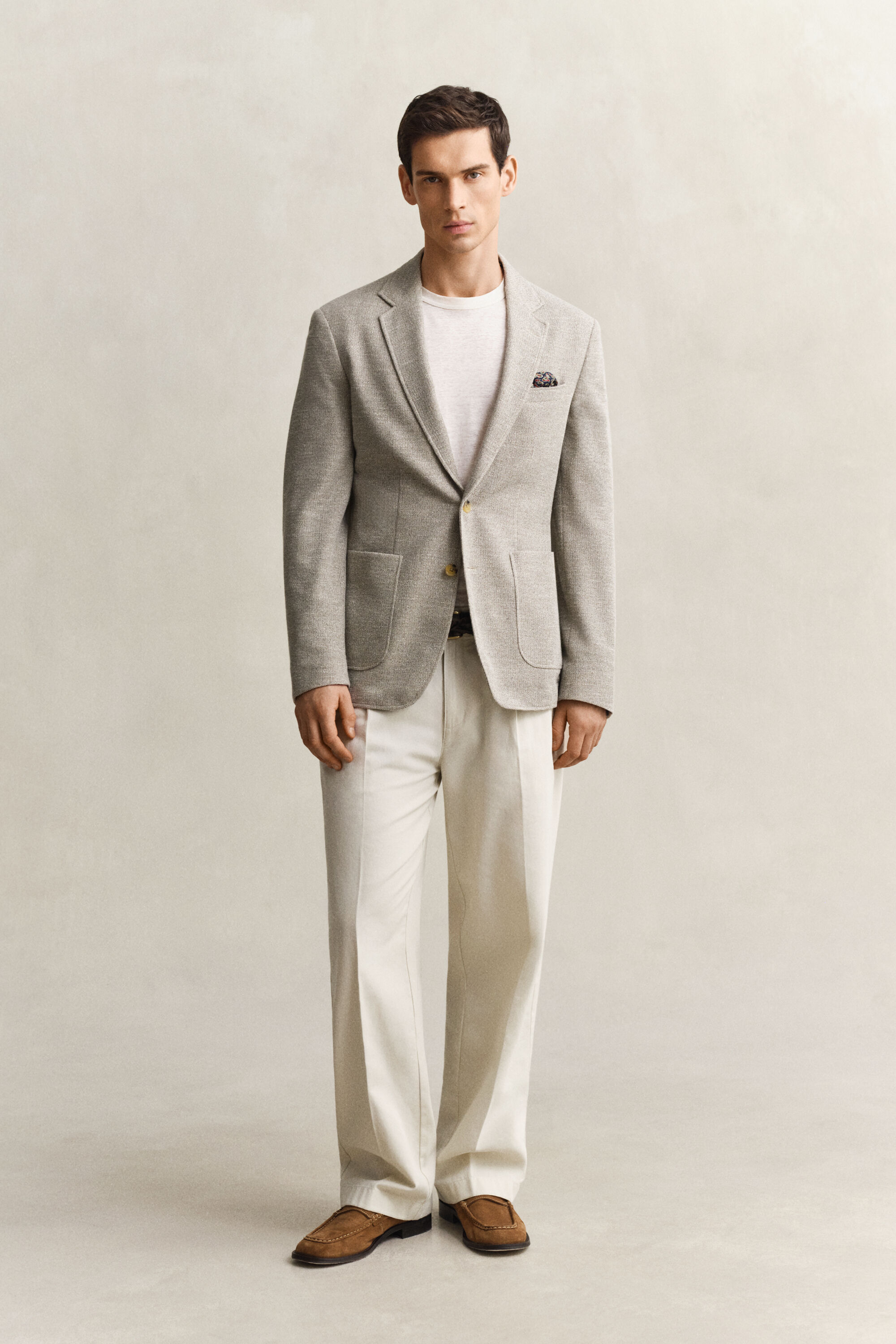 Veste blazer en maille de jersey