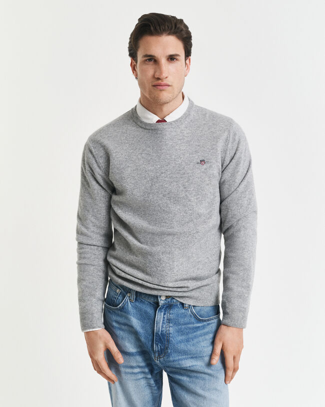 Pull col rond en laine d'agneau ultrafine