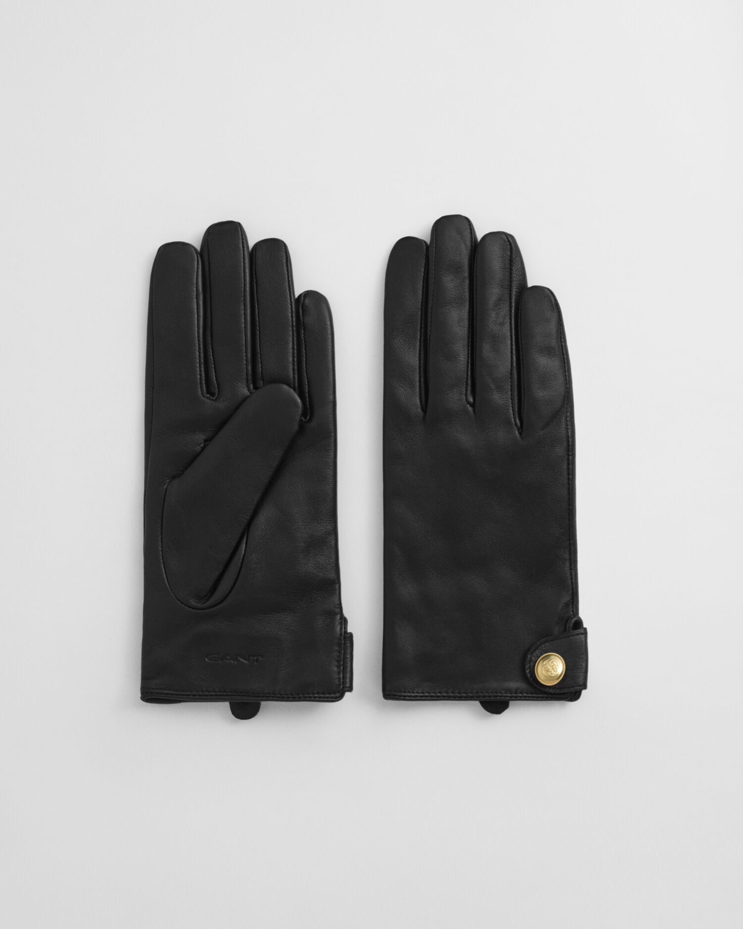 Gants en cuir avec boutons