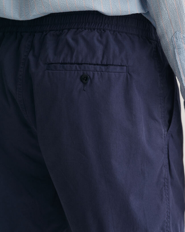 Short en coton avec cordon de serrage