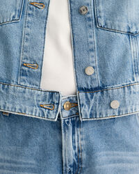 Veste courte en denim