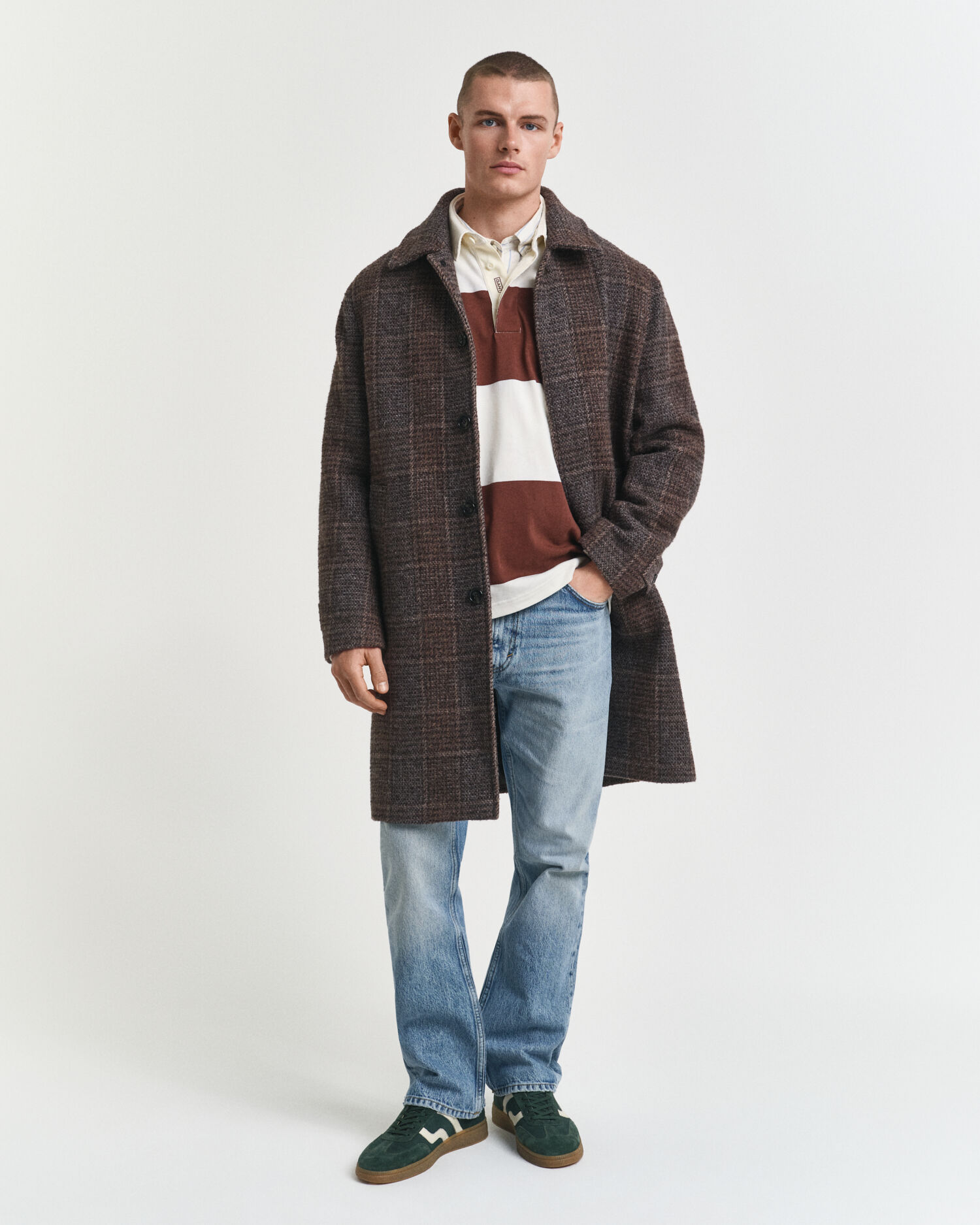 Heavy Rugger à rayures en colour-block