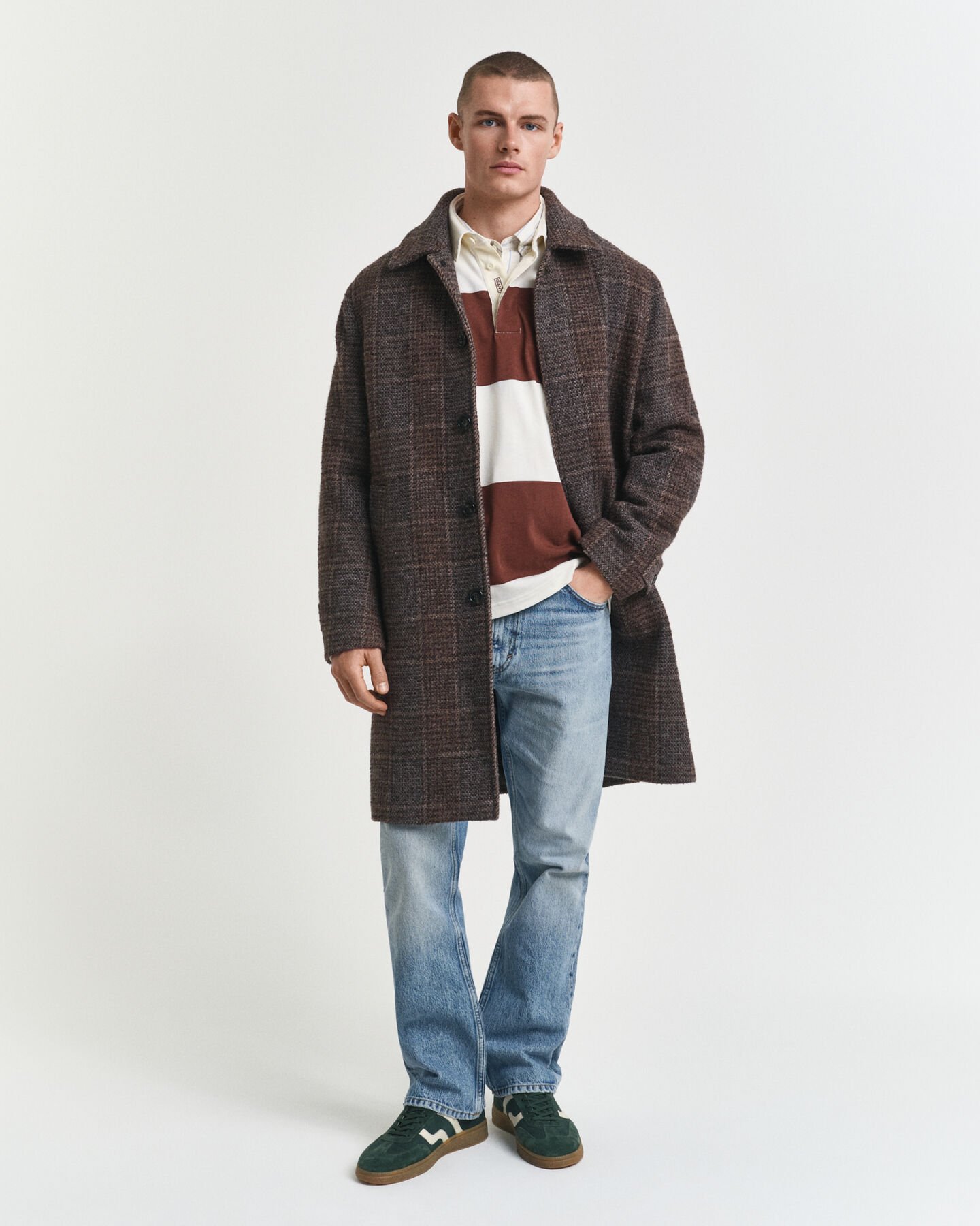 Heavy Rugger à rayures en colour-block