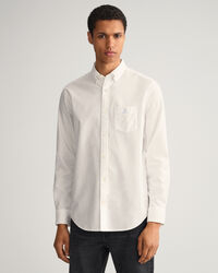 Chemise regular fit en coton Oxford Beefy
