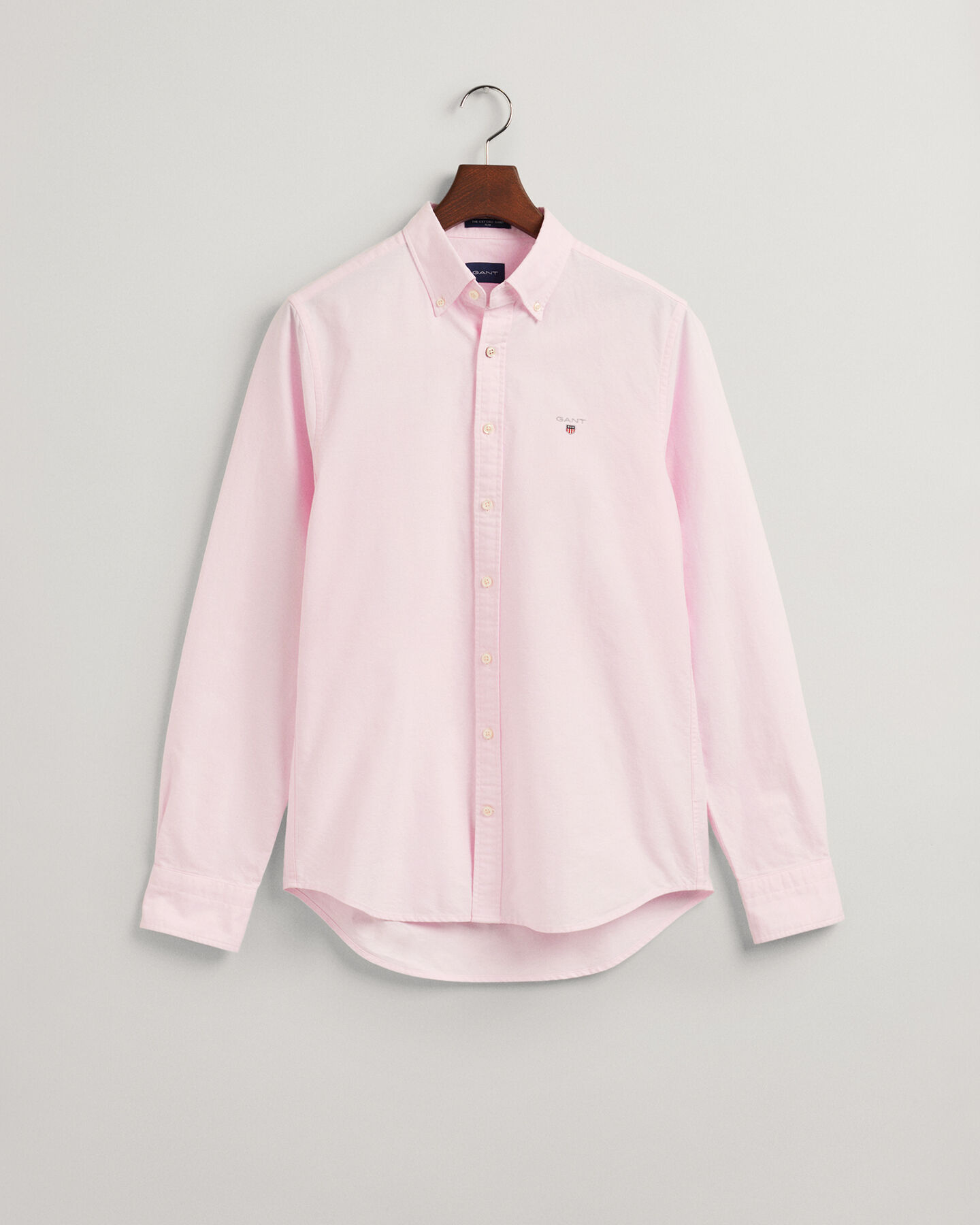 Chemise slim fit en coton Oxford