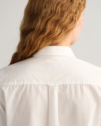 Chemise regular fit en popeline de coton