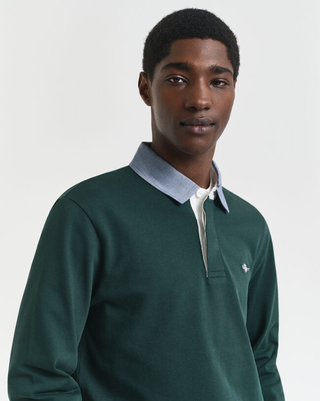 Heavy Rugger avec col en chambray