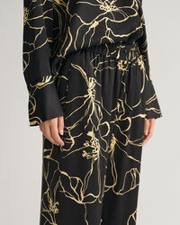 Pantalon &agrave; motif Line Drawing Pull-On