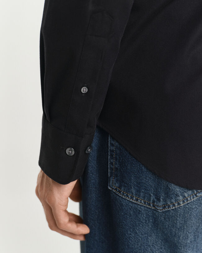 Chemise slim fit en coton Oxford Pinpoint