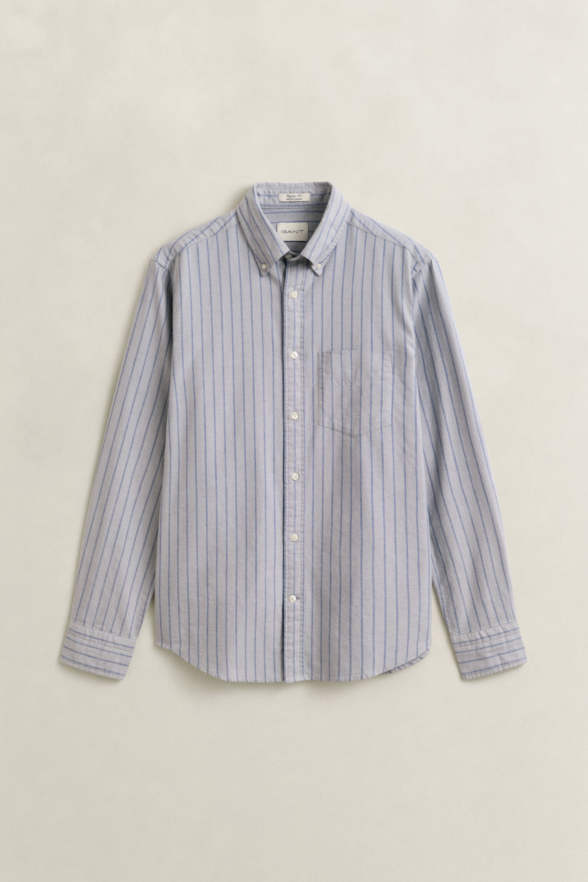 Chemise en coton Oxford classique à rayures