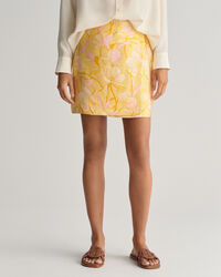 Mini-jupe portefeuille Magnolia Print