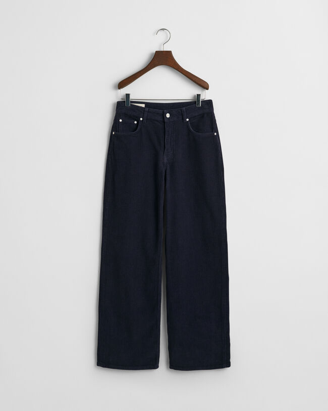 Jean relaxed fit en velours c&ocirc;tel&eacute;