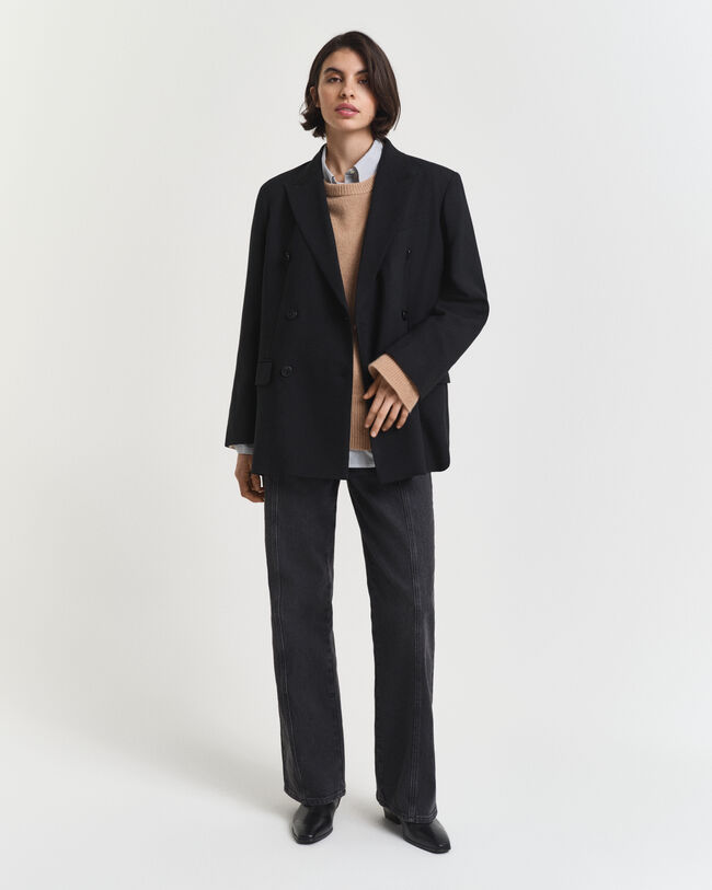 Pull col rond en cachemire