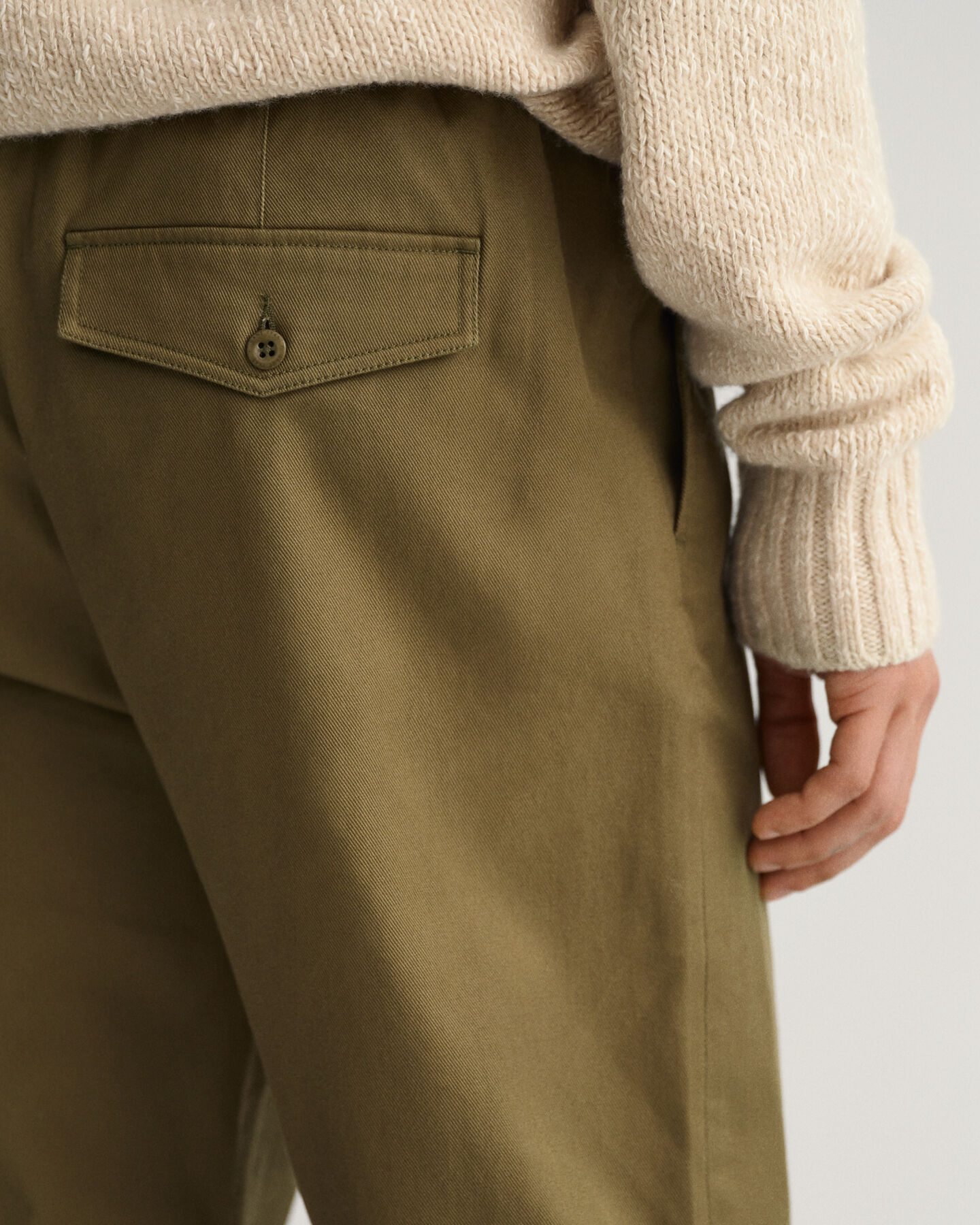 Pantalon chino style jogging