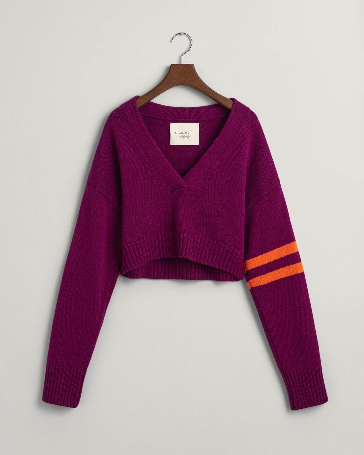 Pull col V court en cachemire