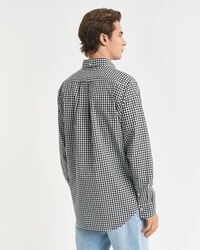 Chemise coupe regular en popeline à carreaux vichy classique