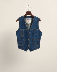 Veste sans manches en denim Wrangler x GANT
