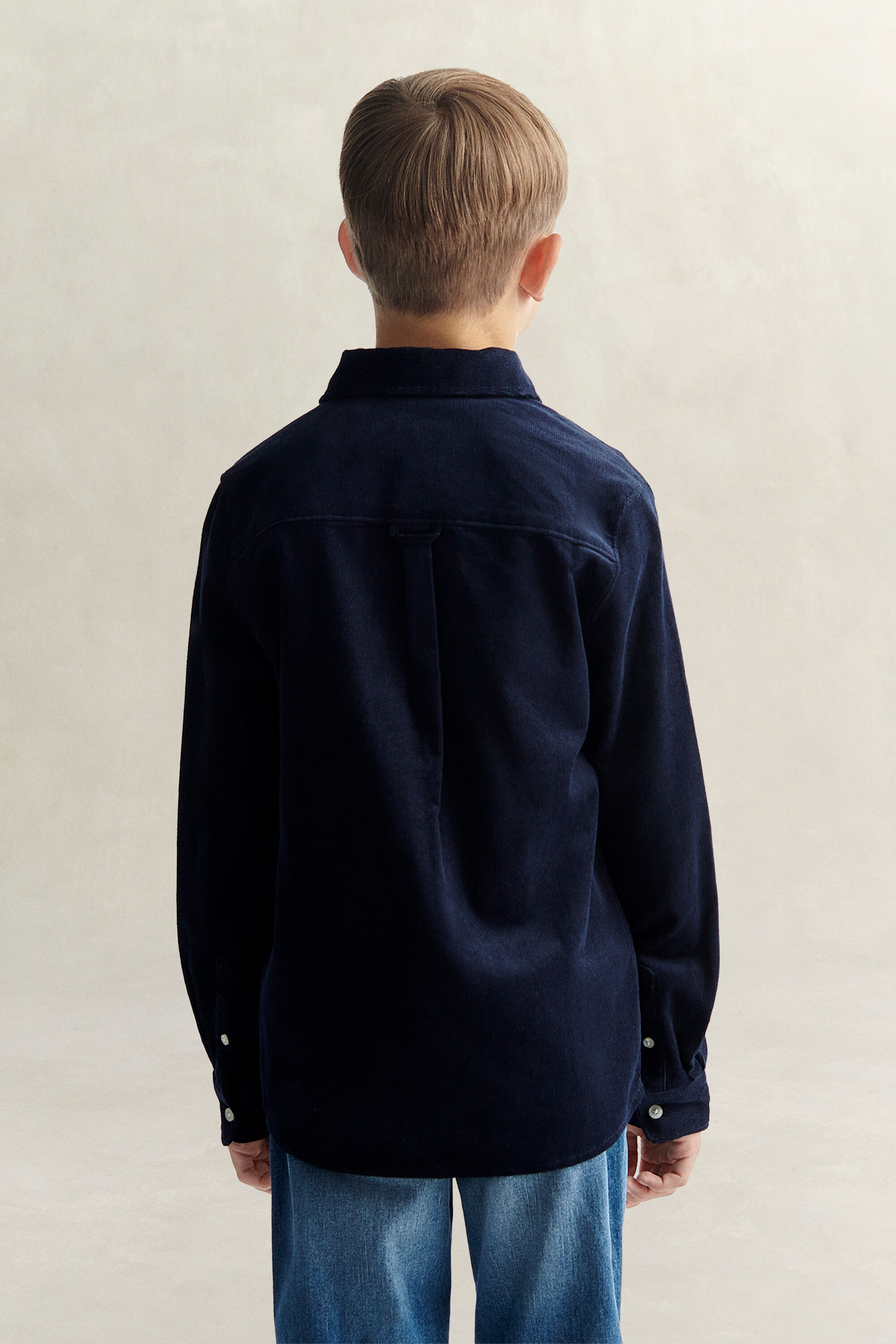 Chemise en velours côtelé Ado Garçon