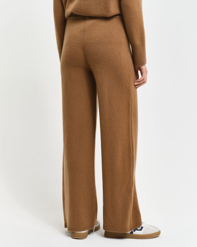 Pantalon en laine tricotée