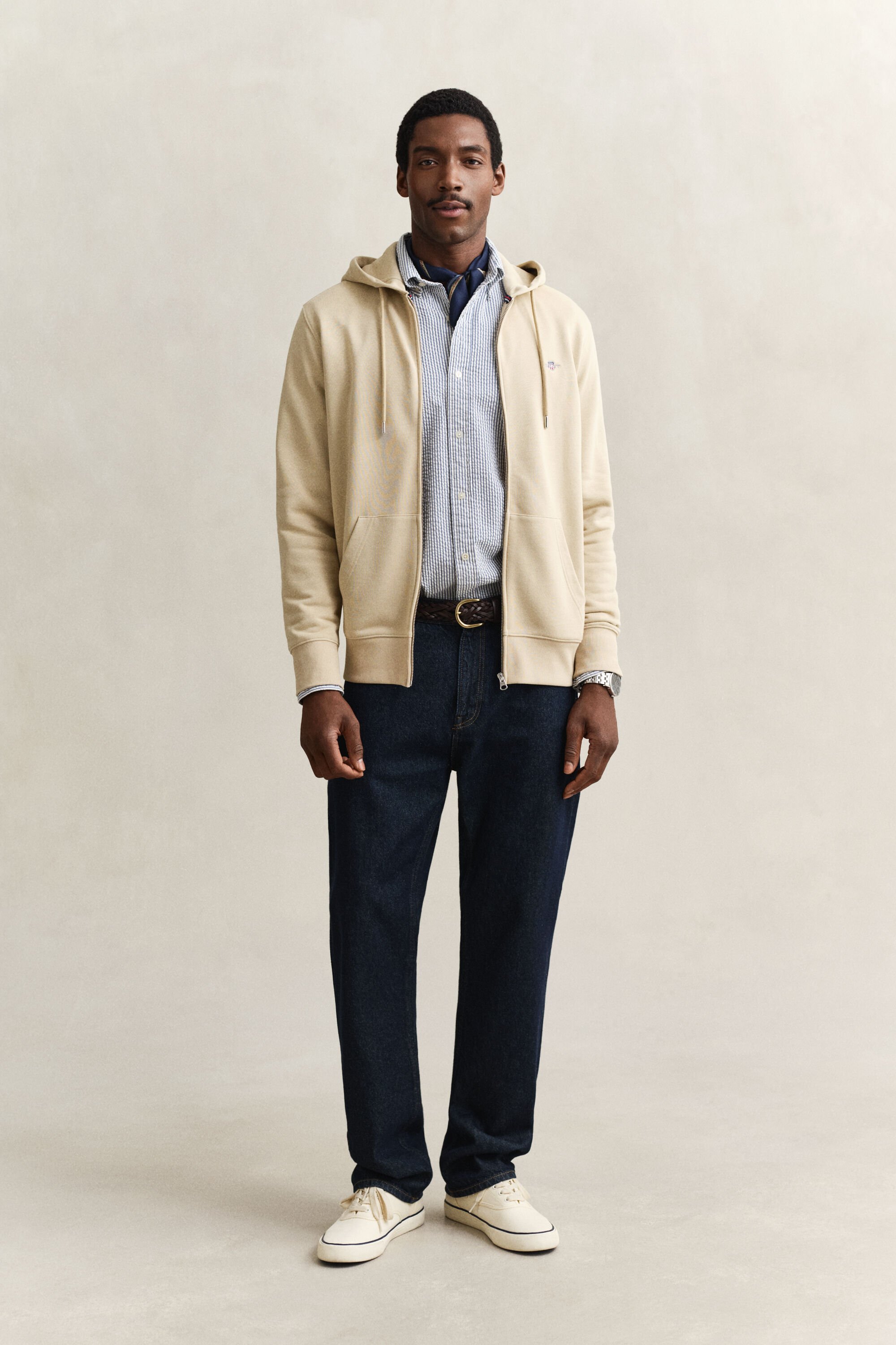 Sweat à capuche zippé Shield