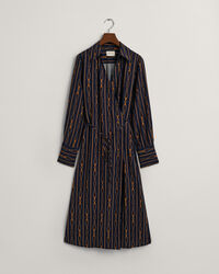 Robe portefeuille regular fit à rayures Rope