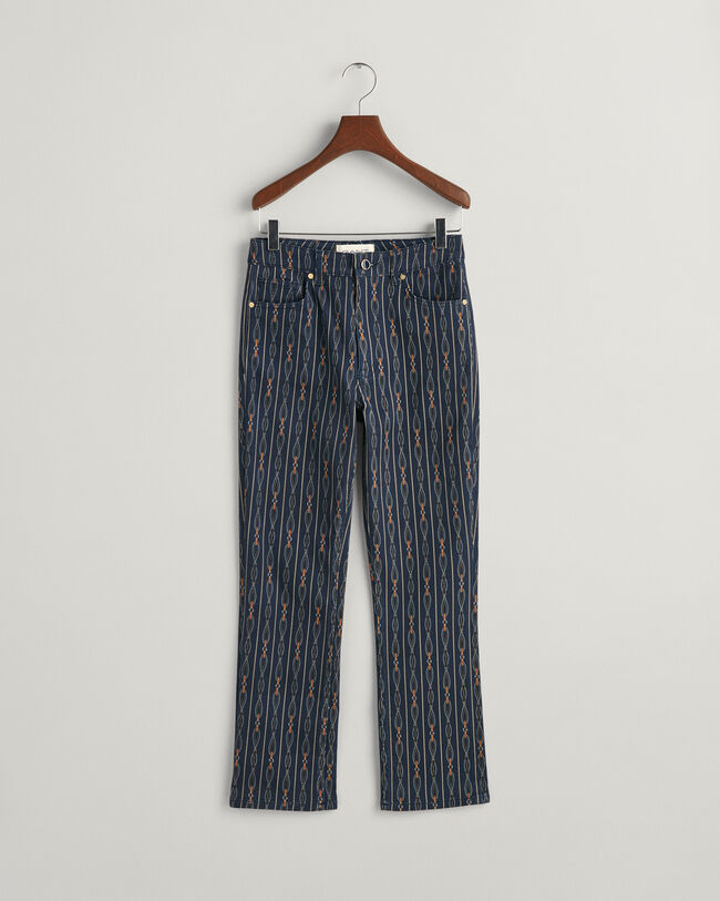 Jean court Rope Striped