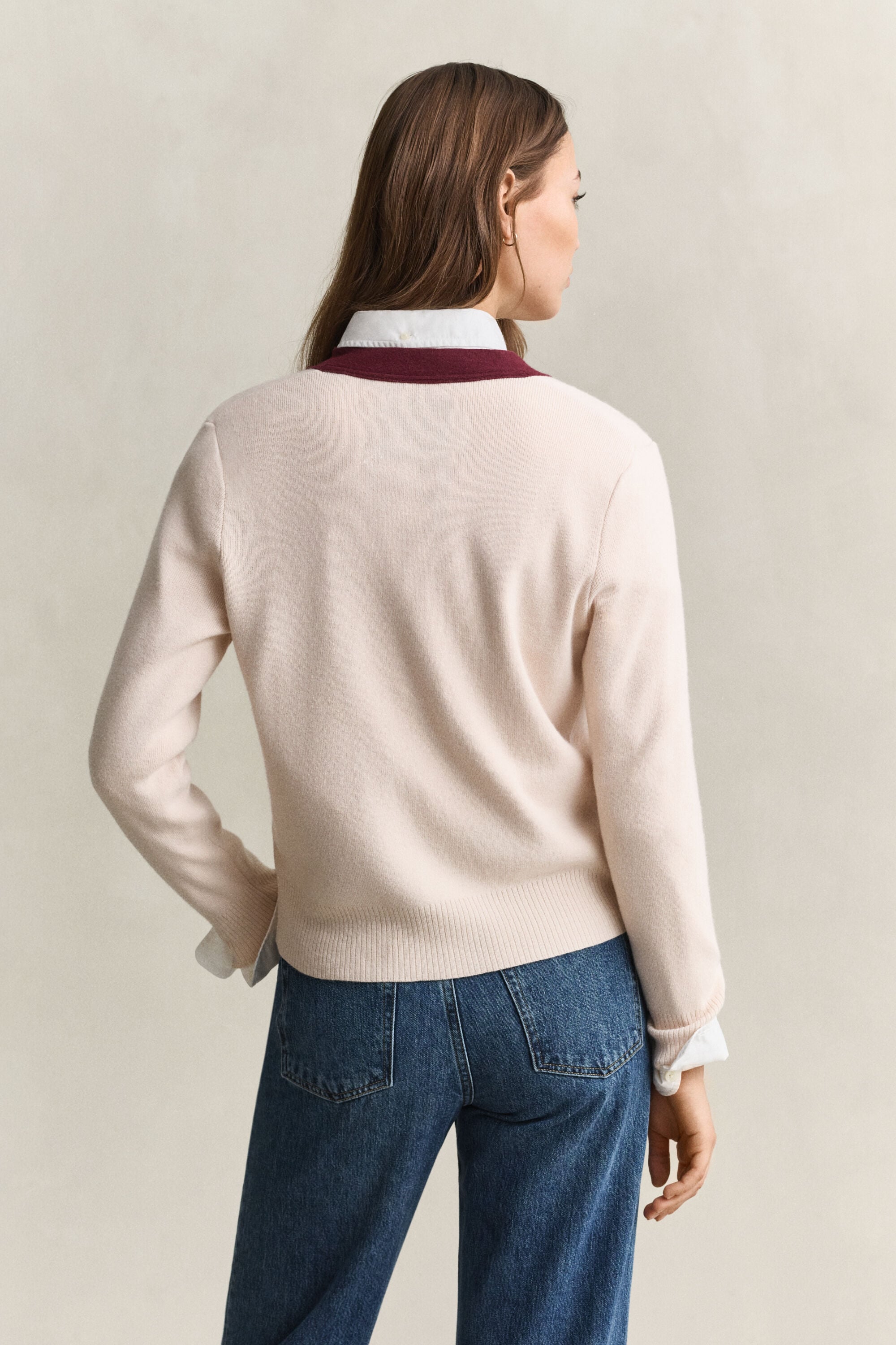 Cardigan de couleurs contrastées