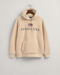 Sweat à capuche en polaire Retro Flag