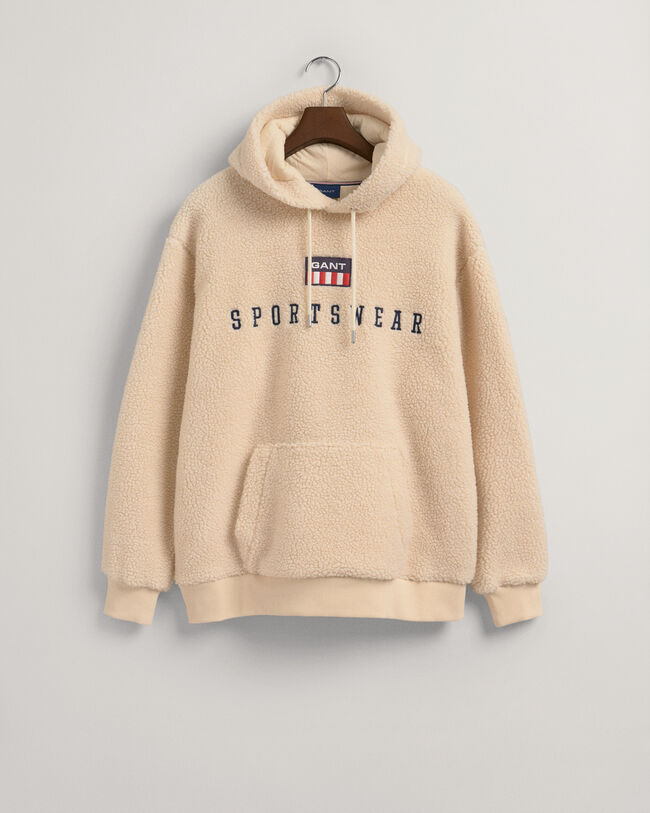 Sweat à capuche en polaire Retro Flag