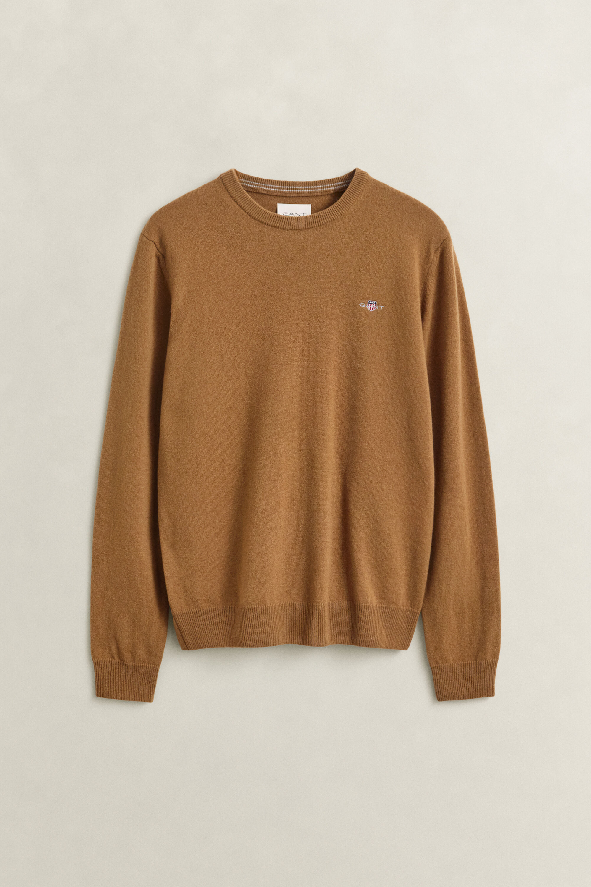 Pull col rond en laine d’agneau