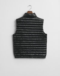 Doudoune sans manches légère et brillante Ado