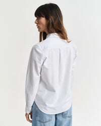 Chemise coupe regular classique en coton Oxford à rayures