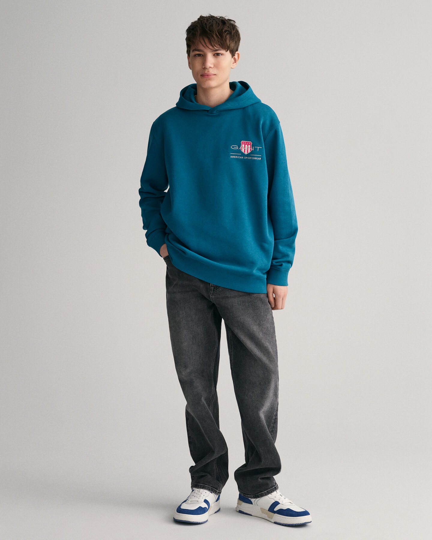 Sweat à capuche Contrast Shield Teens