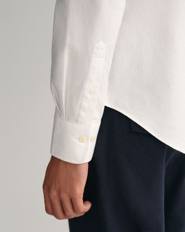 Chemise habillée slim fit en sergé