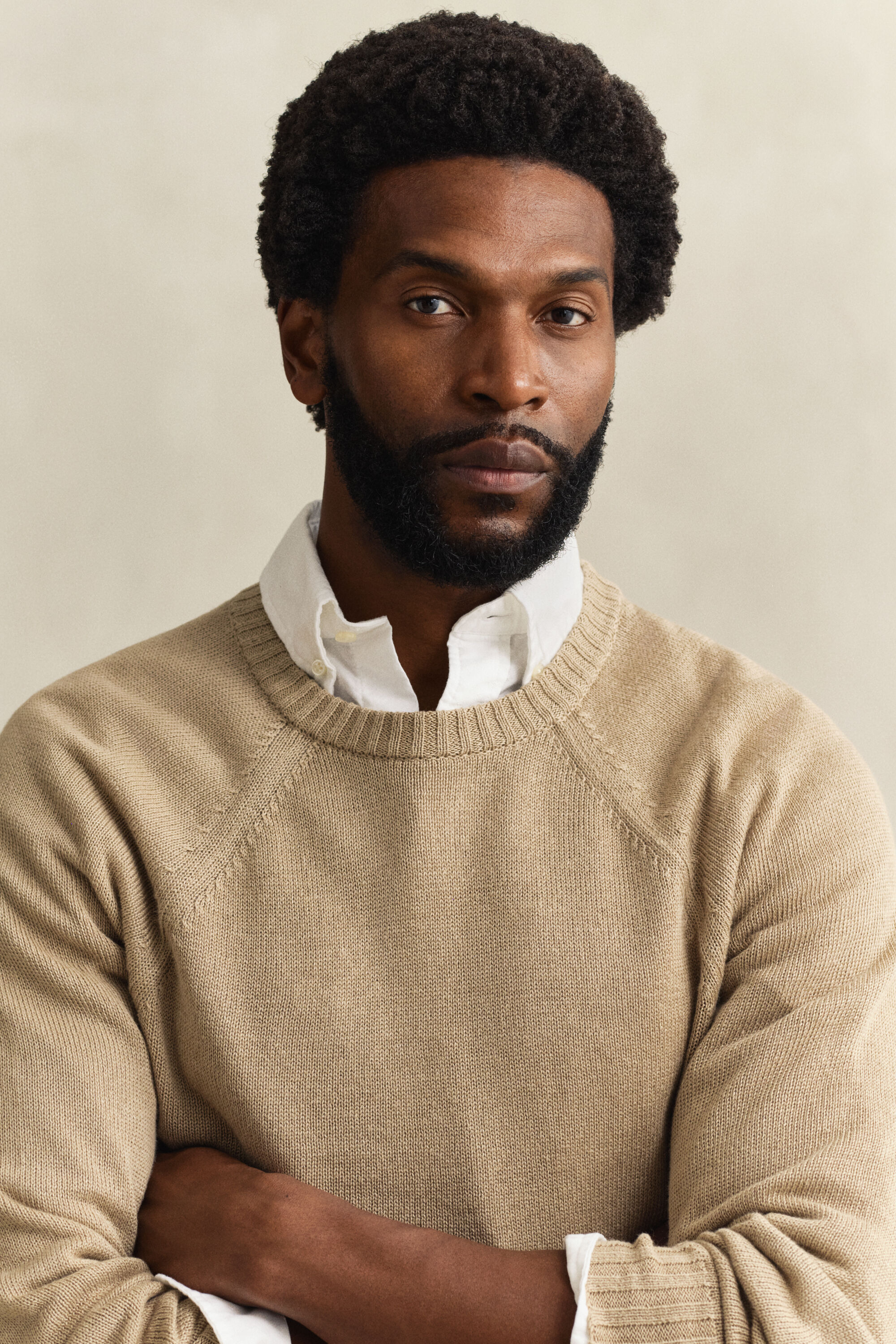 Pull en lin mélangé