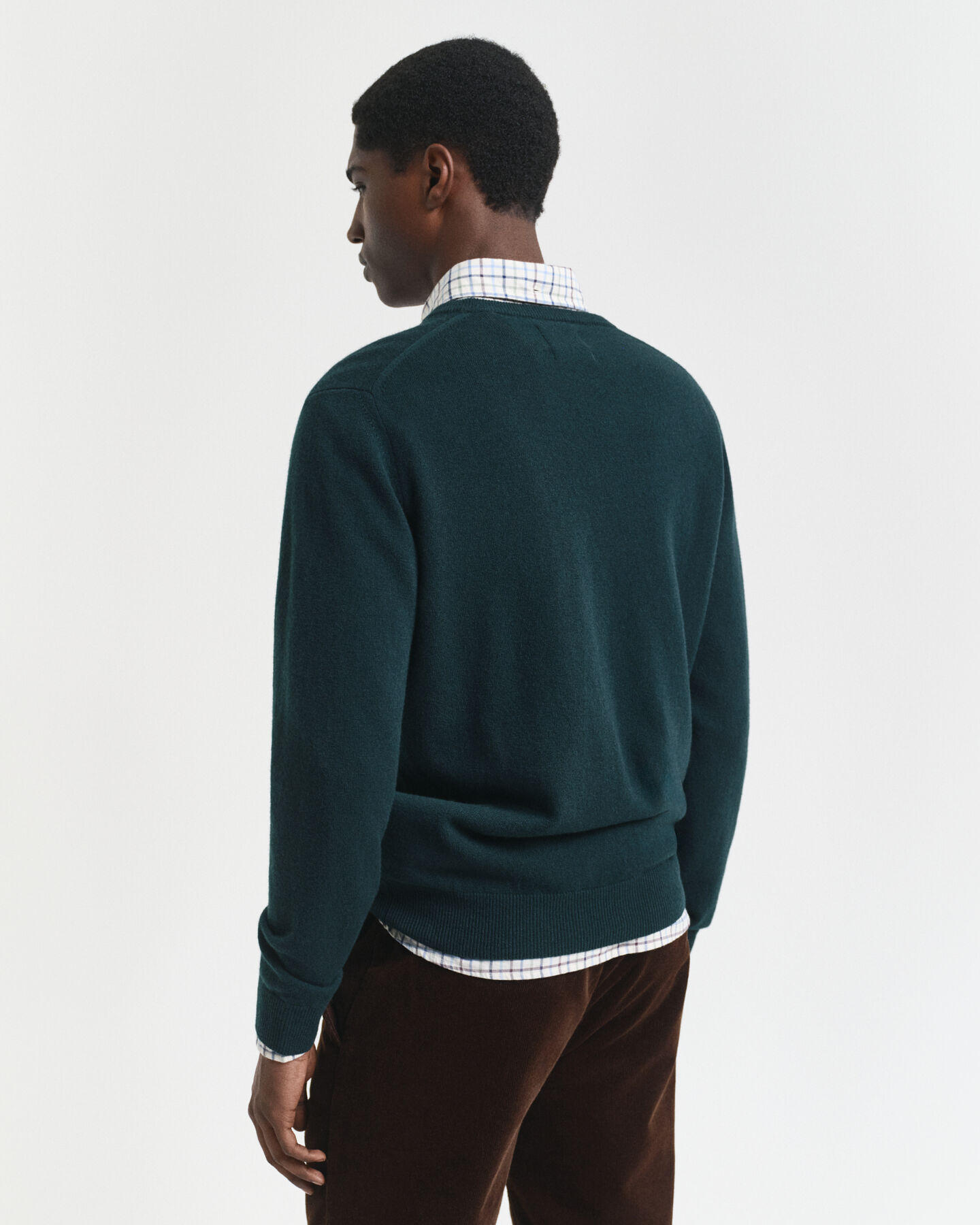 Pull col V en laine d'agneau ultrafine