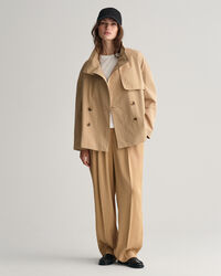 Trench-coat mi-long