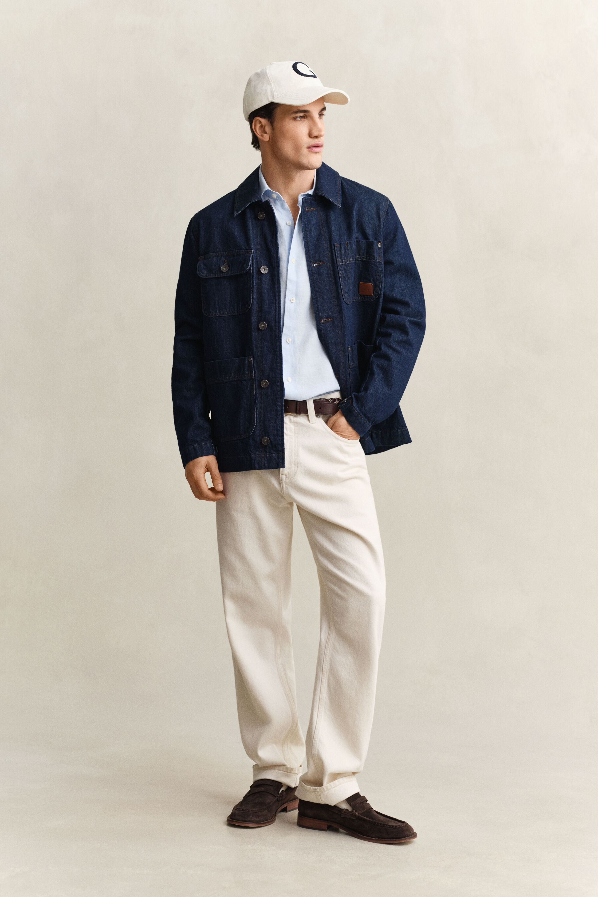 Chemise à manches courtes en lin