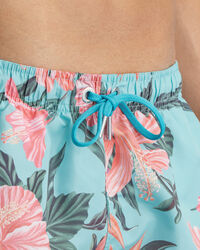 Short de bain classic fit &agrave; imprim&eacute; tropical