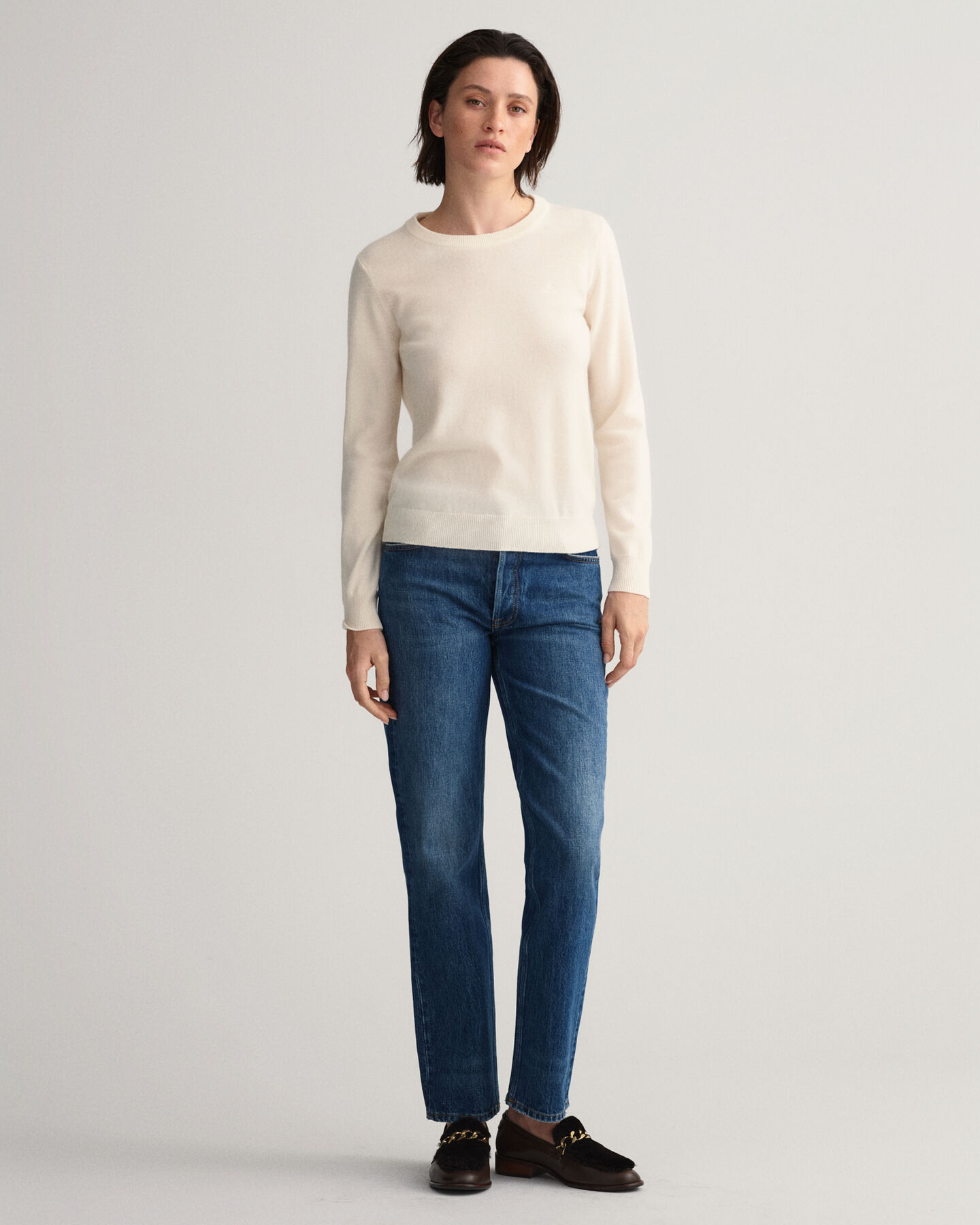 Pull ras du cou en laine d'agneau ultrafine